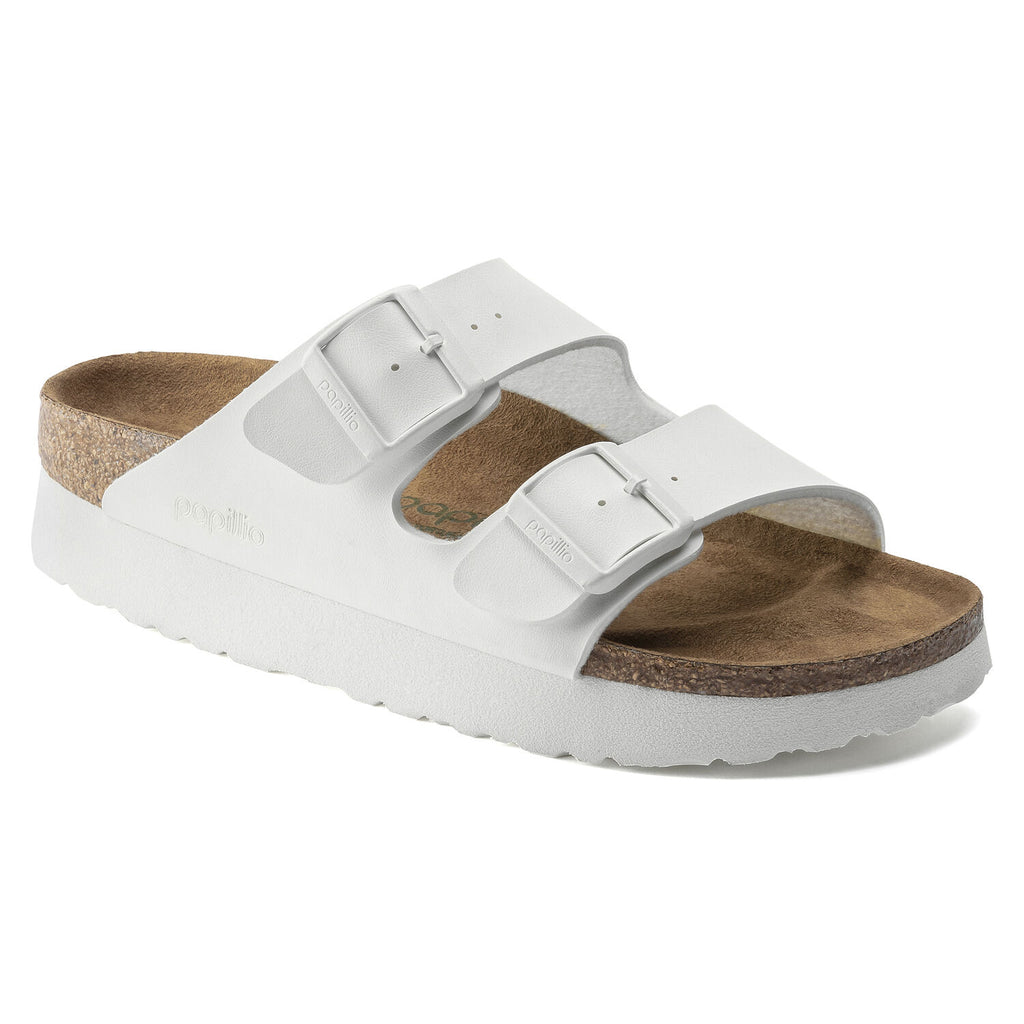 white platform birkenstocks