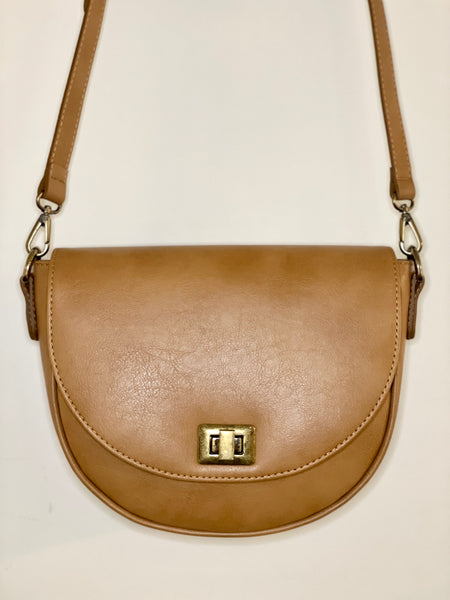 Gracie Saddle Bag in Camel from Novacas