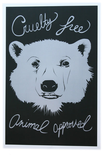 Cruelty Free Bear Poster