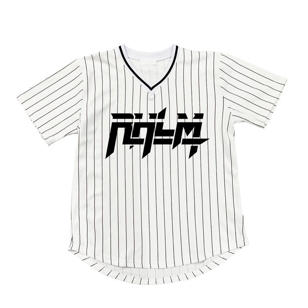 RHLM White Pinstripe Baseball Jersey – Anuelmerch