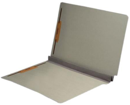 Type II 25 Pt Pressboard Folders, Full Cut End Tab, Letter Size, 2