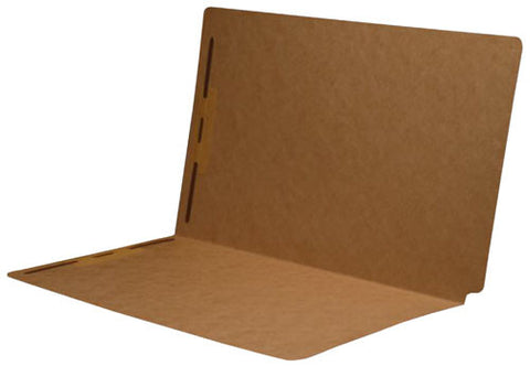 17 pt SFI Brown Kraft Folders, Full Cut End Tab, Legal Size, Fastener ...