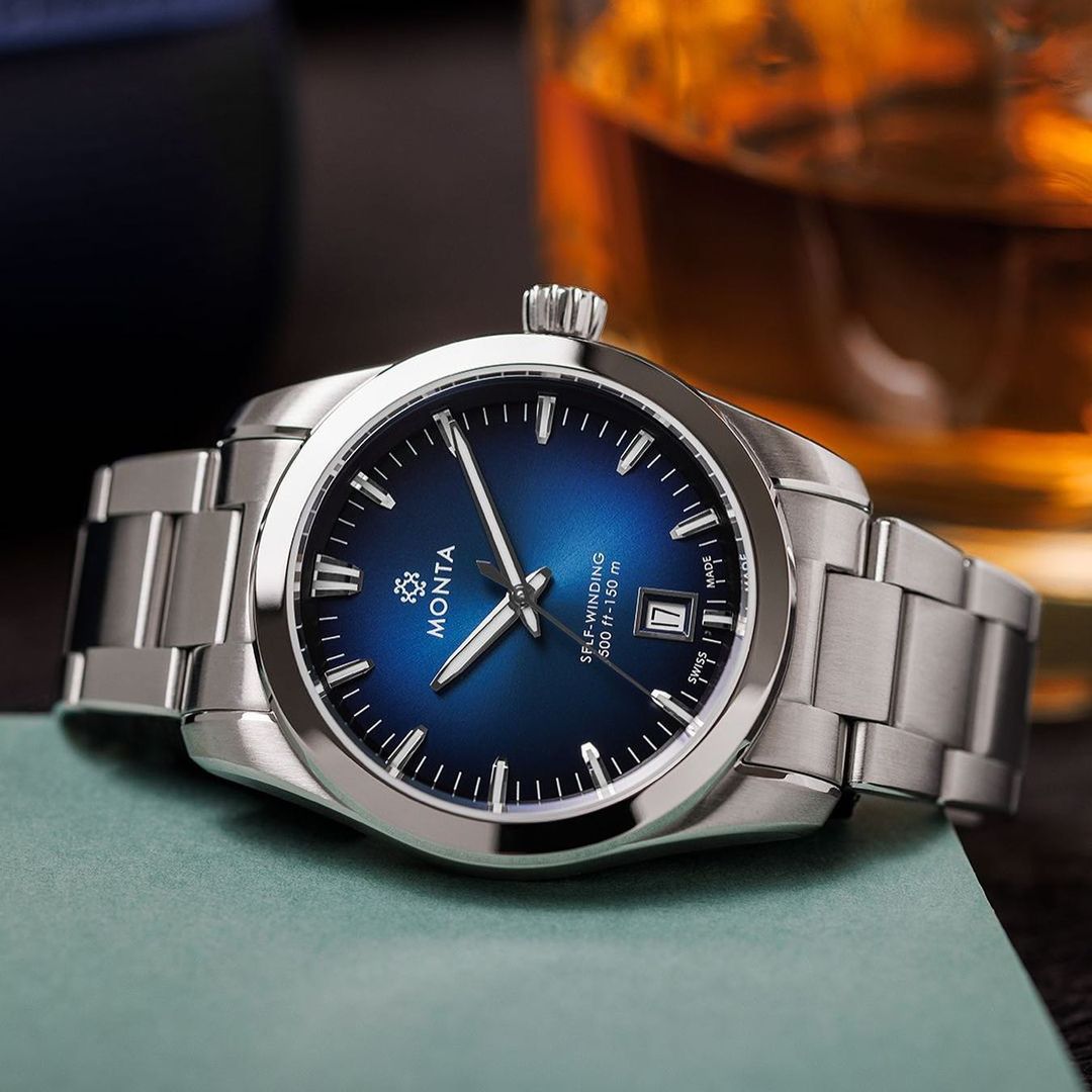 Monta Noble Blue Dial Father's Day Gift