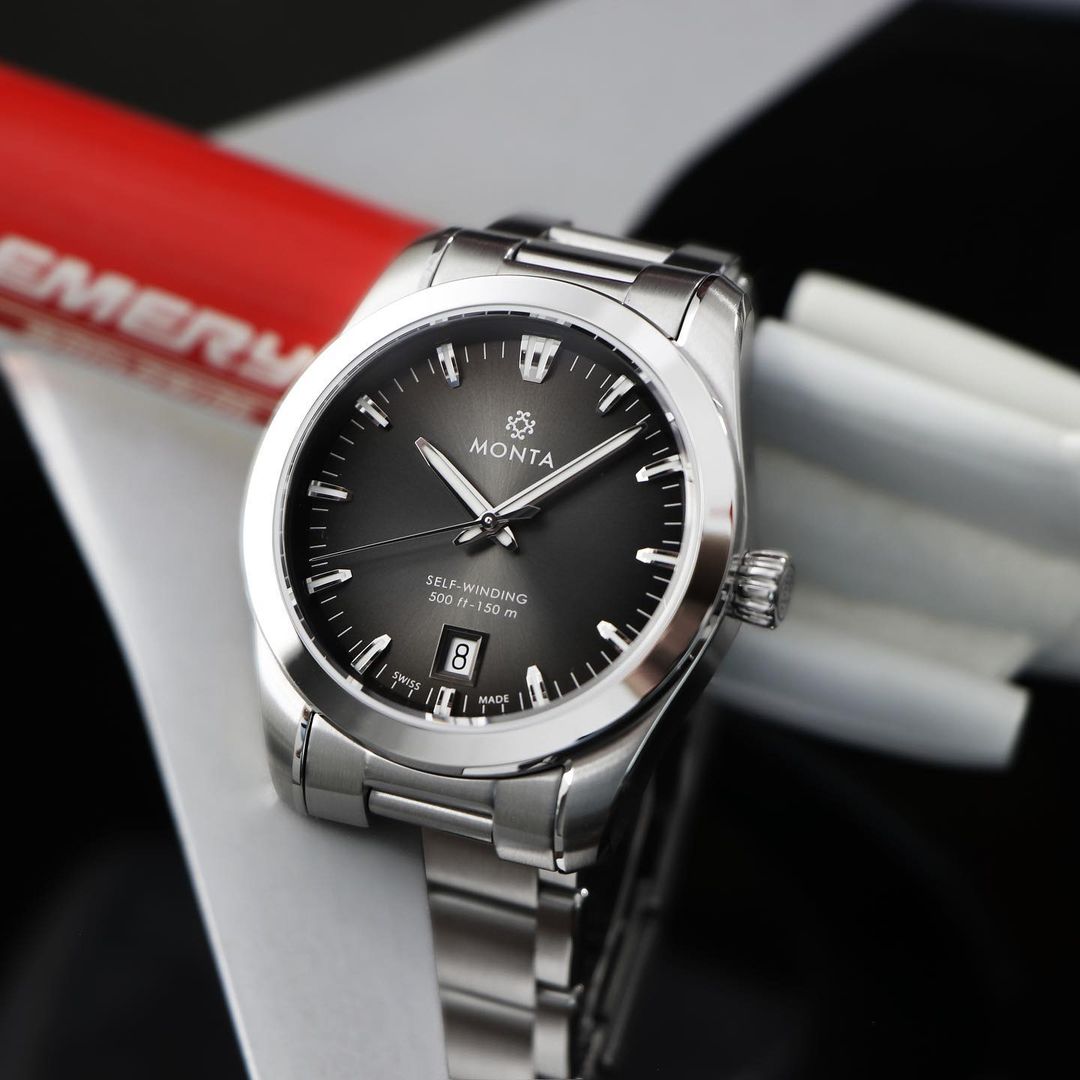 Monta Noble Anthracite Dial Father's Day Gift