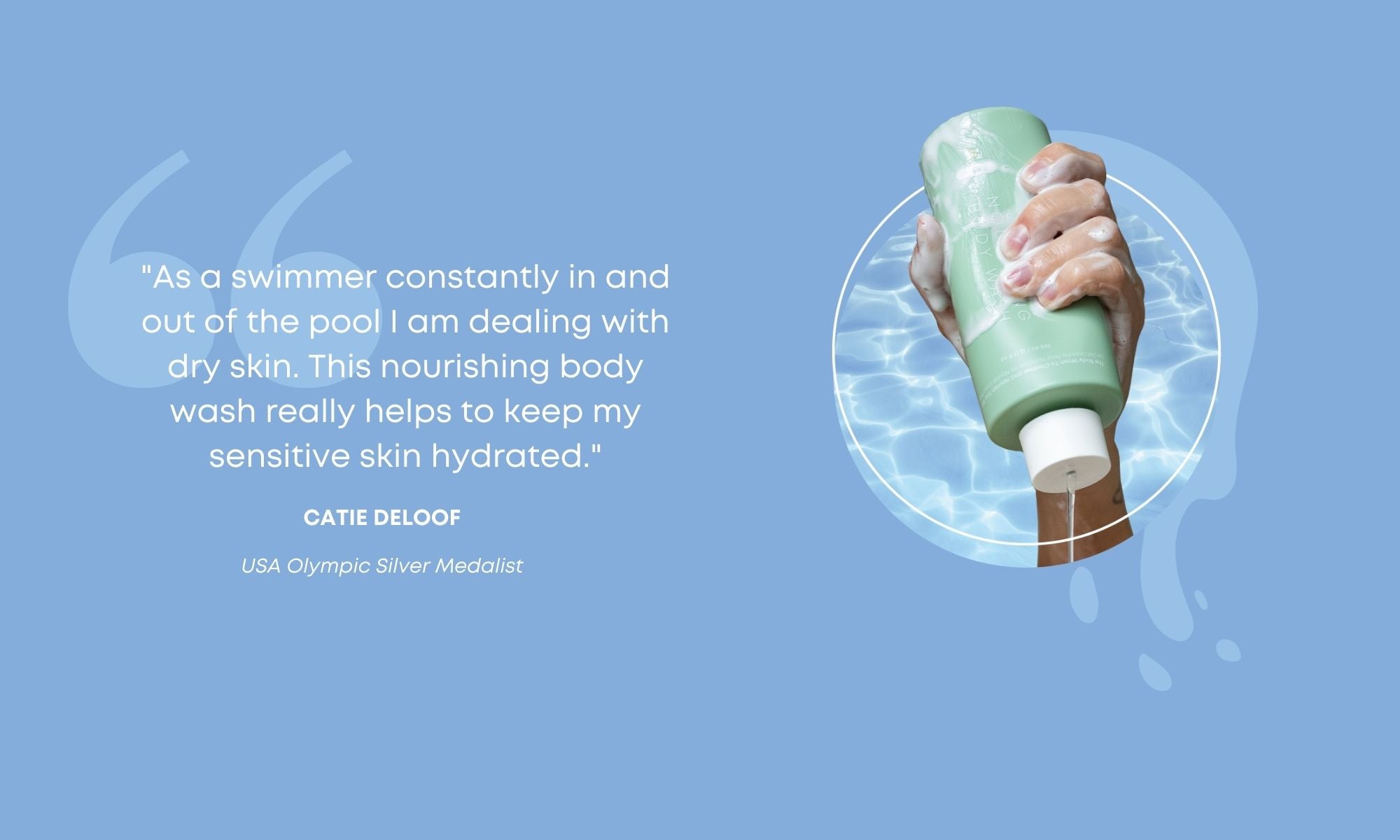 Quote from Katie Deloof Olympic Swimmer on Shaving 