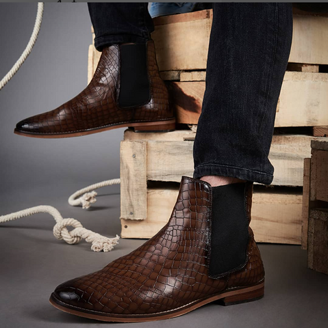 Have you rebooted yet? The all new reboot collection is here and this croco Chelsea boot is for all the true gentlemen’s out there. Pair them up with anything you like and stand out from the crowd