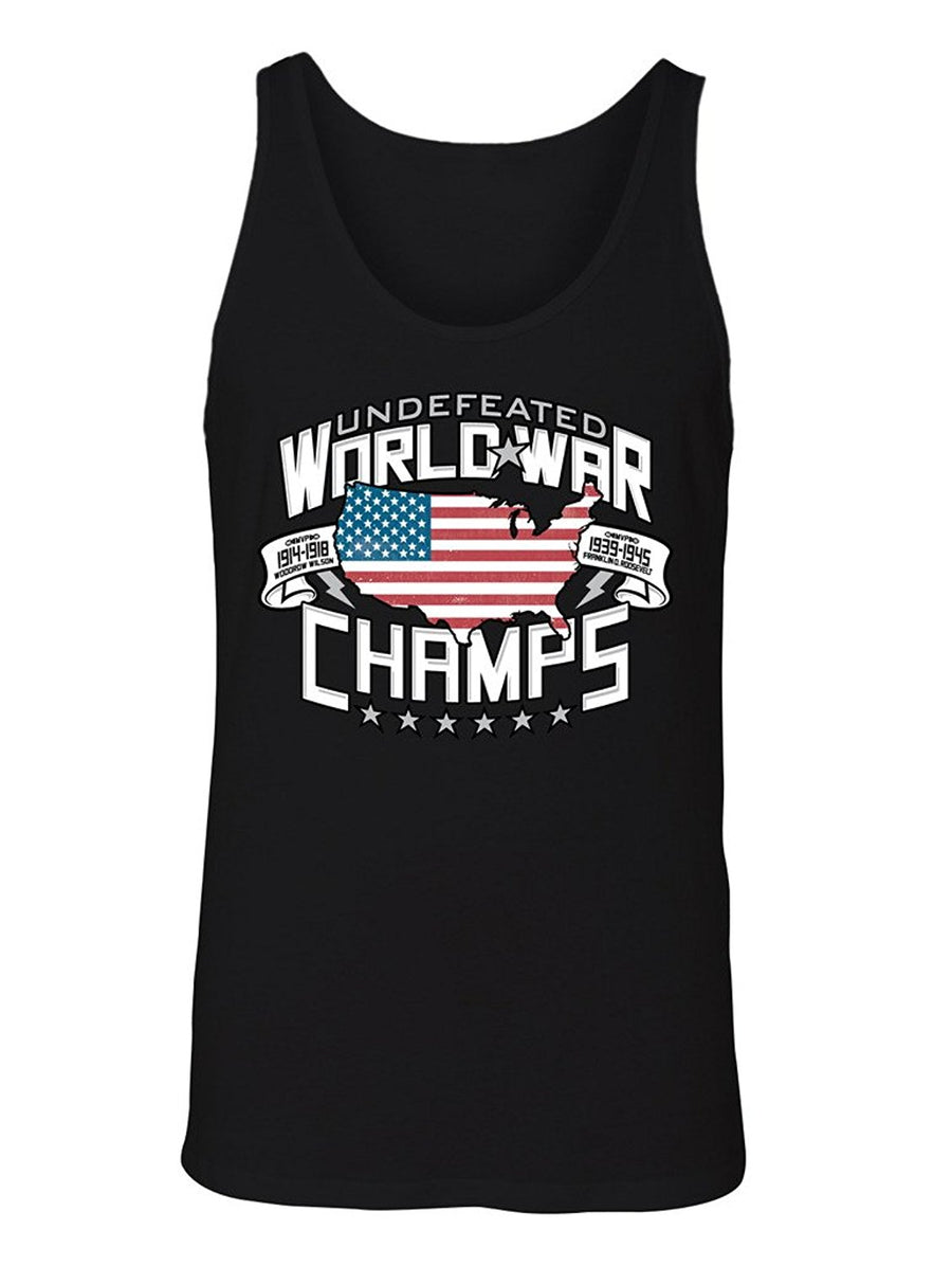 Manateez Men's Two-Time Undefeated World War Champions USA Tank Top