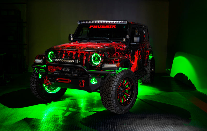 Oracle Jeep Wrangler JK/JL/JT High Performance W LED Fog Lights - Colo - Fuel  Injector Connection