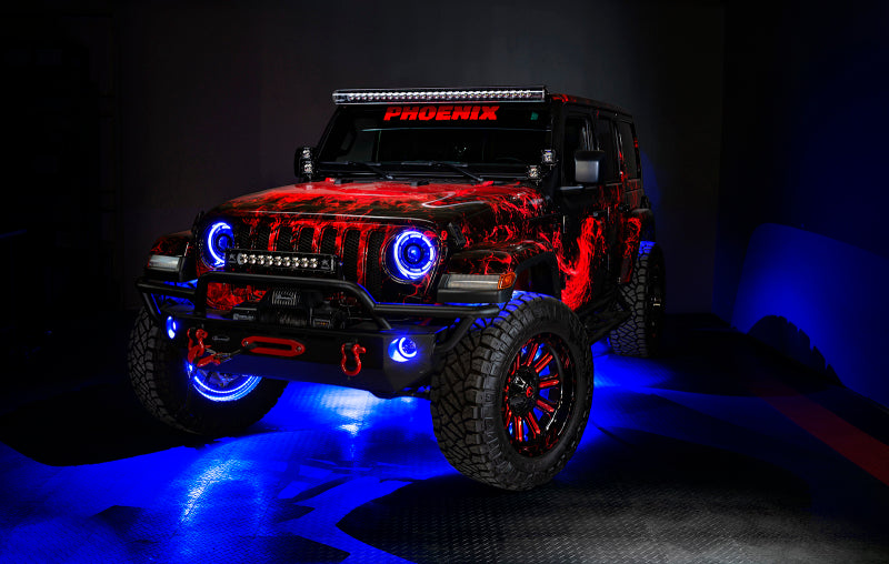 Oracle Jeep Wrangler JK/JL/JT High Performance W LED Fog Lights - Colo -  Fuel Injector Connection