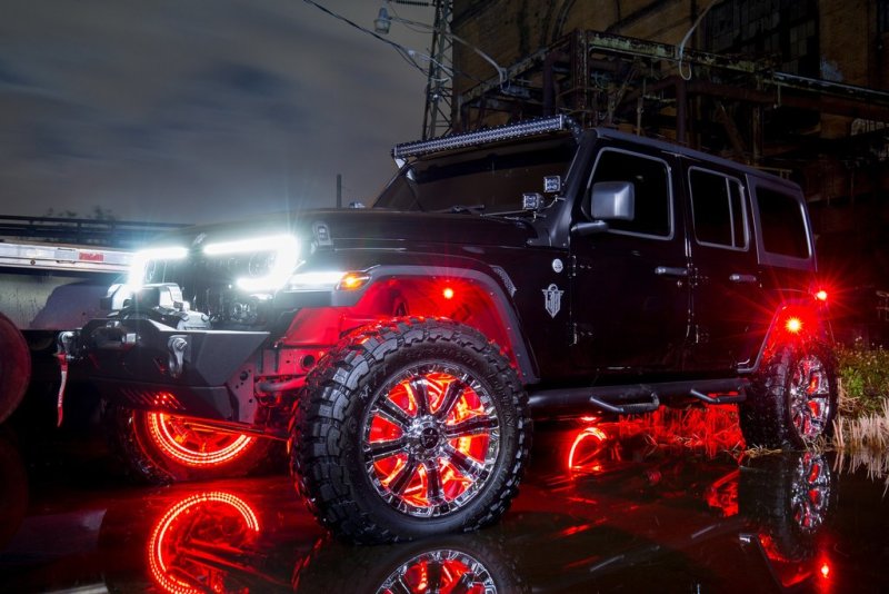 Oracle VECTOR Series Full LED Grille - Jeep Wrangler JL/JT - NA - Fuel  Injector Connection