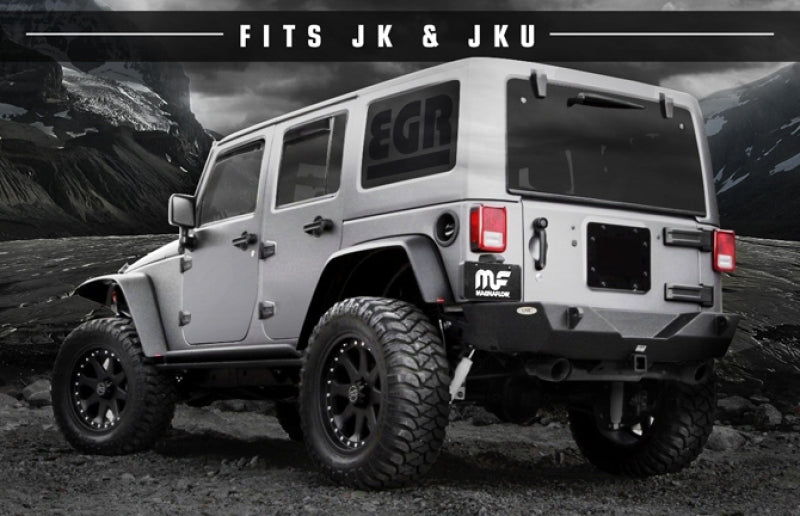 MagnaFlow 07-17 Jeep Wrangler JK / Dual Split Rear Exit Black A - Fuel  Injector Connection