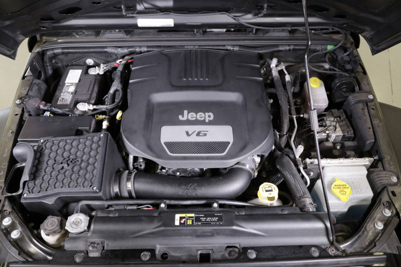 K&N 12-18 Jeep Wrangler  V6 Performance Intake Kit - Fuel Injector  Connection