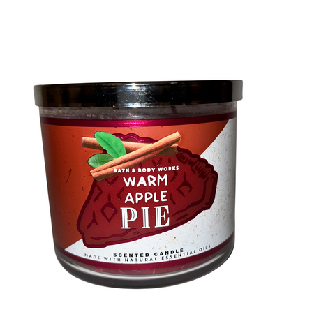 bath and body works warm apple pie candle