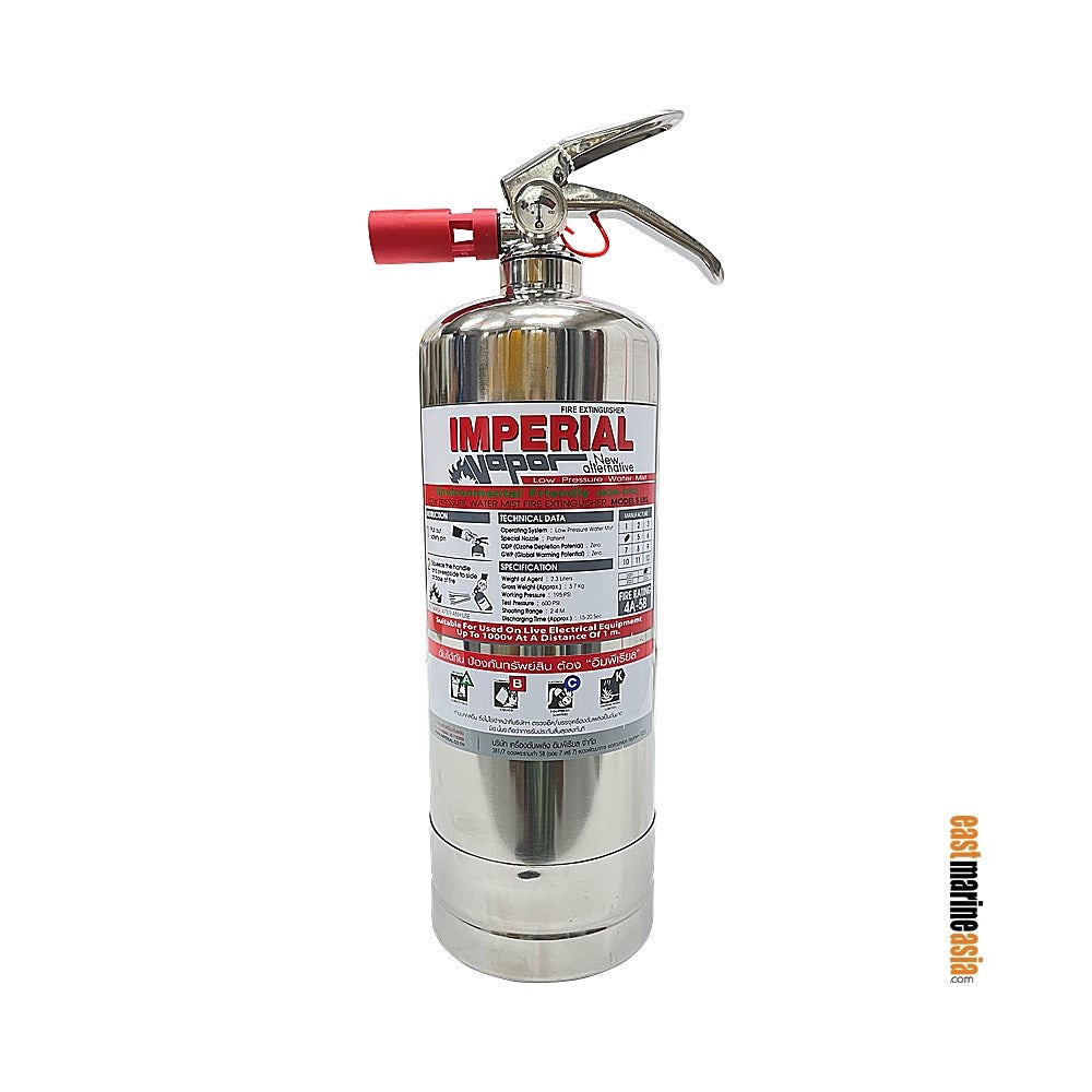 Imperial Stainless Steel Low Pressure Water Mist Fire Extinguisher East Marine Asia 3965