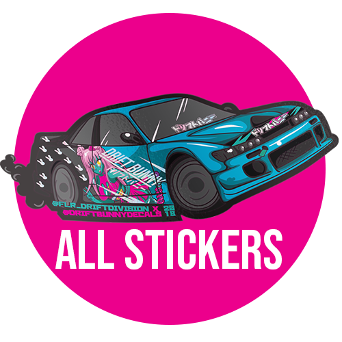 Drift Bunny Decals Jdm Stickers And Apparel Drift Bunny Decals - sticker jdm drift roblox