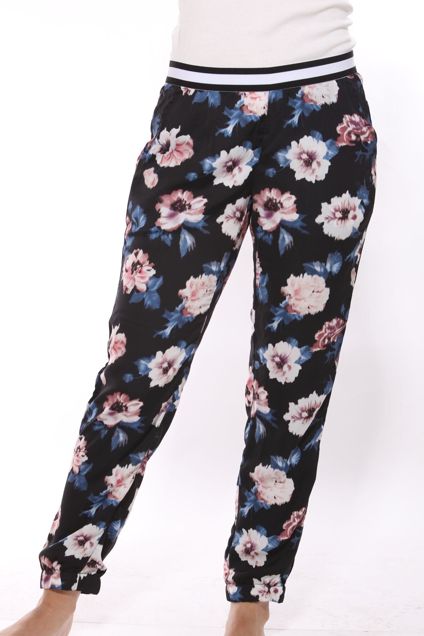 floral joggers