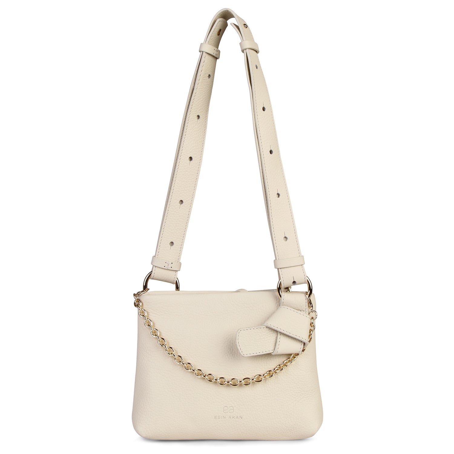 Mini Mayfair | Designer Clutch Bag in White | Esin Akan