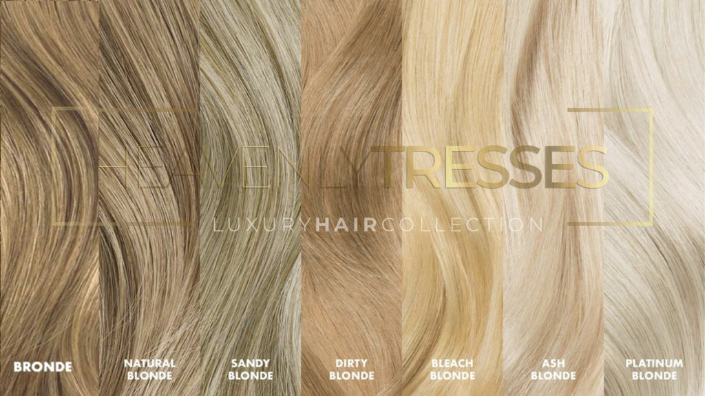 ash blonde hair color chart