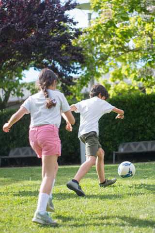 kids playing soccer