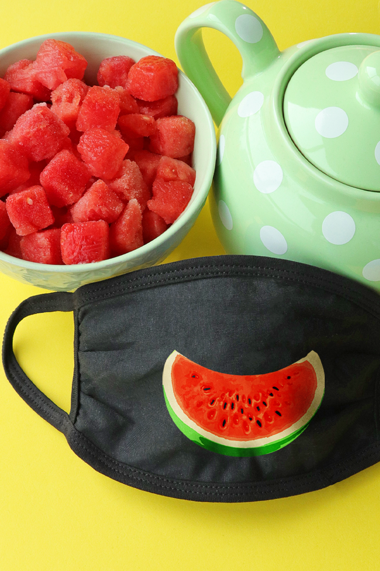 Watermelon Face Mask | Reusable | Washable Cotton Face ...