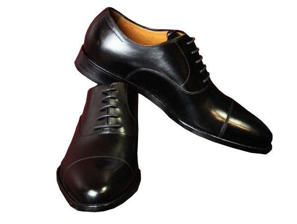 black cap toe