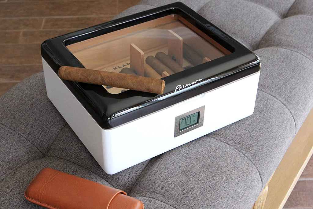 guardsman travel black cigar humidor instructions