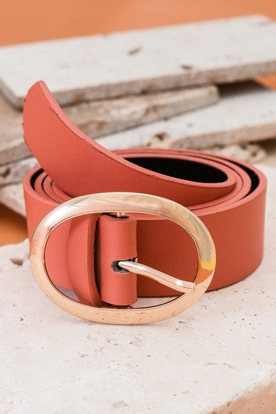 Coralline - Faux Leather Cincher Belt