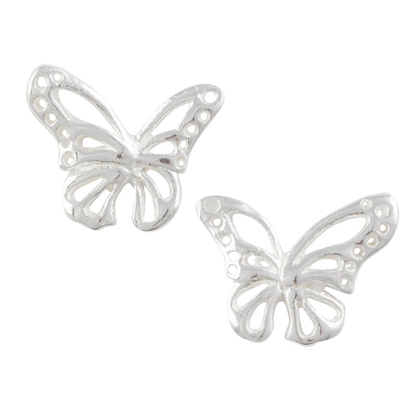 Butterfly Post Earring | Silver Earring by The Good Collective