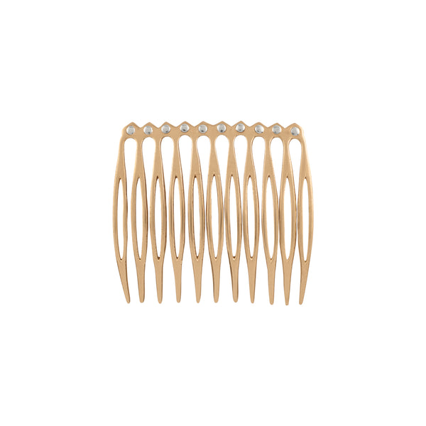 Riveted Hair Comb in Bronze - Small