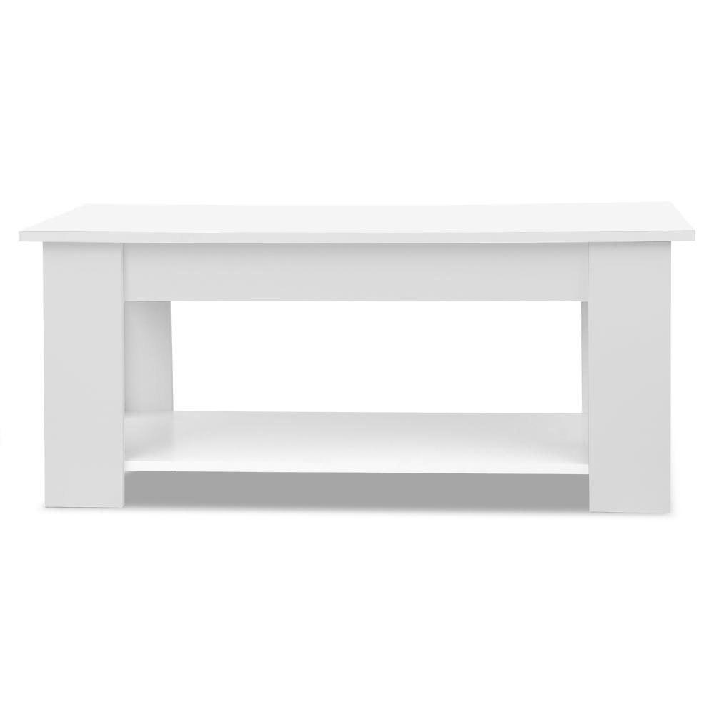 Buy Lift Up Top Mechanical Coffee Table - White Online in Australia