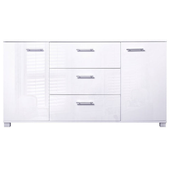 Buy High Gloss Storage Cabinet White Online in Australia