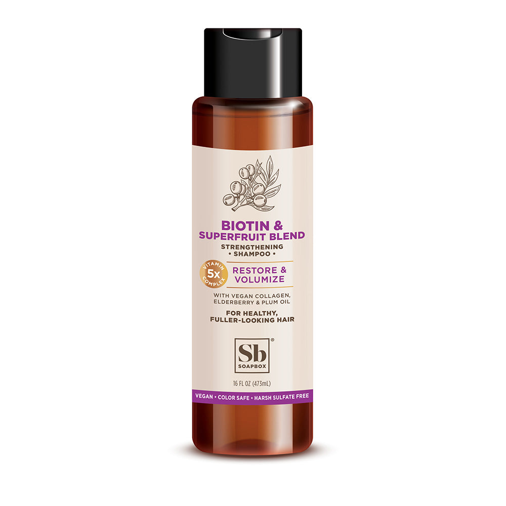 Biotin and Superfruit Restore & Volumize Shampoo - Soapbox product image