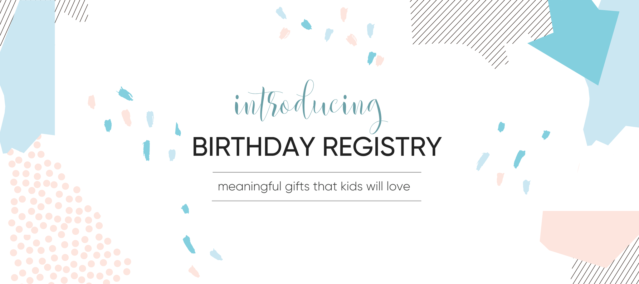 Tiny Paper Co. Children Birthday Registry