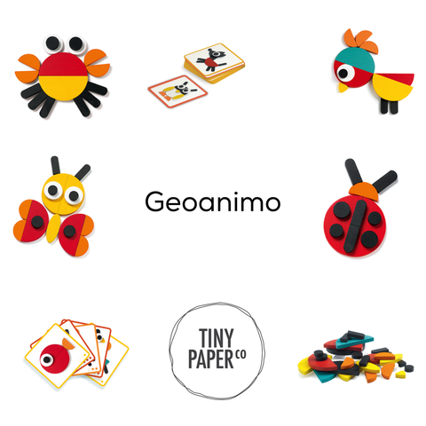 Geoanimo by Djeco | Tiny Paper Co. Afterpay Available 