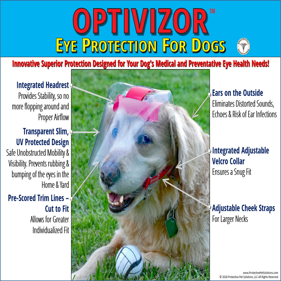 een vuurtje stoken gazon Maan OptiVizor UV Eye Protection For Dogs - Long Snout - Clear UV Tint -  Protective Pet Solutions