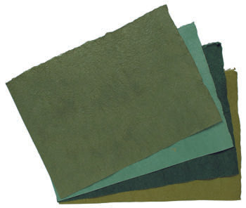 Dark Green Mingei Backed Japanese Paper — Washi Arts