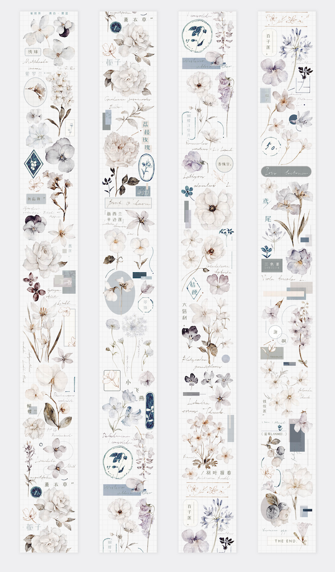 Freckles Tea Tape: Misty Blue – Sumthings of Mine