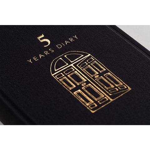 Midori 5 Years Diary Book - Black – Sumthings of Mine
