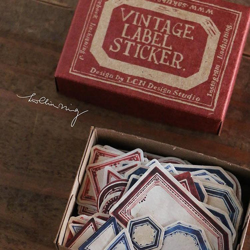 LCN Vintage Label Sticker Box – Sumthings of Mine