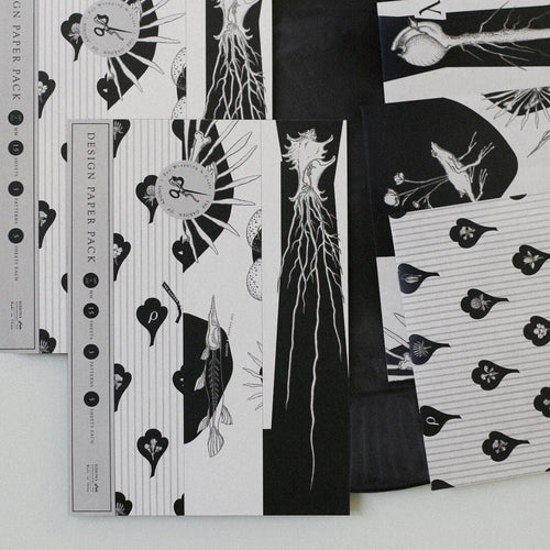Black Ink Papers – Momi Metallic Paper – Donahue Paper Emporium