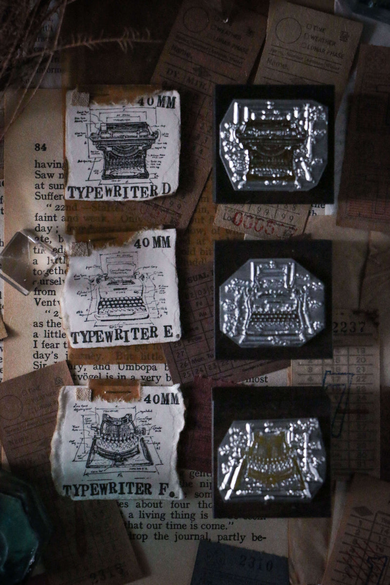 Lcn Metal Stamps X Typewriter Sumthings Of Mine
