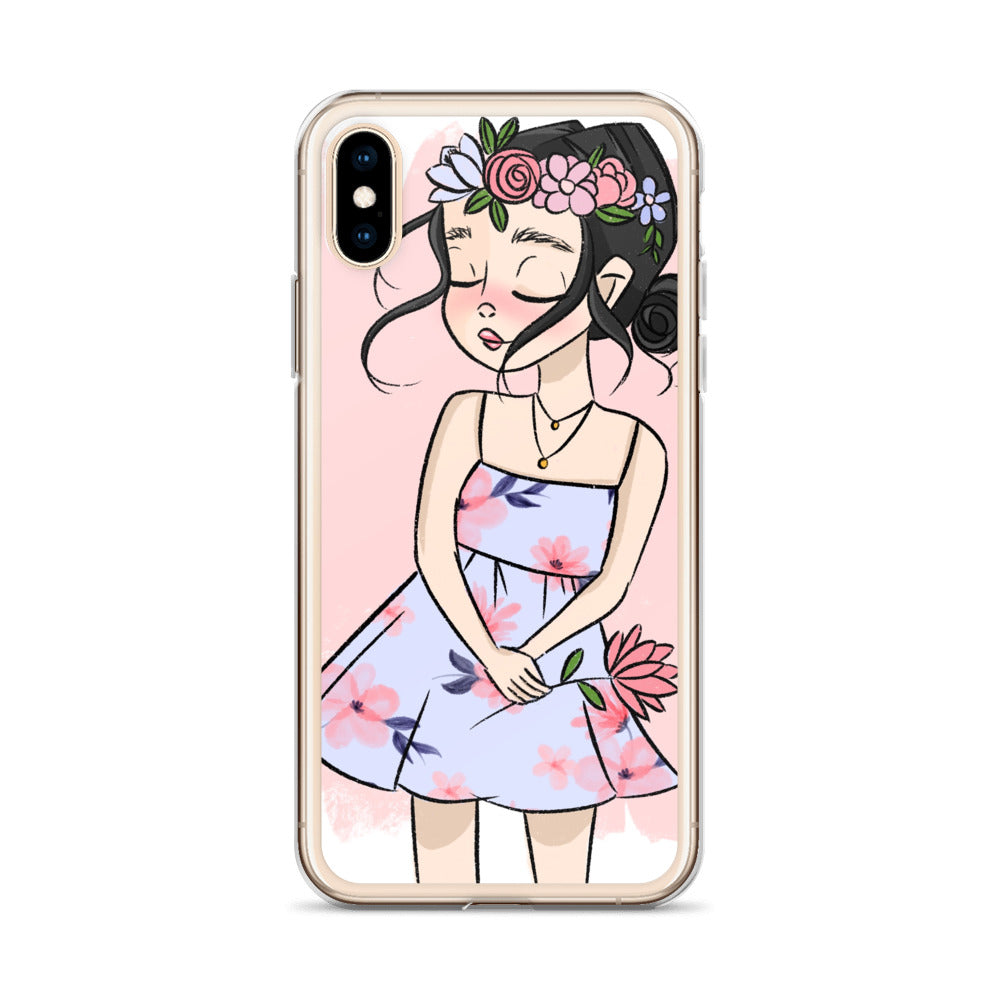 Rosy Girl iPhone Case