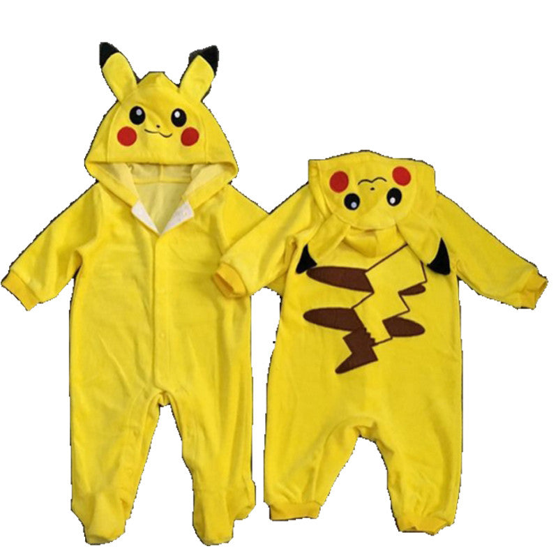 Cute Pikachu Pokemon Go Costumes Rompers For Toddler Free Ship