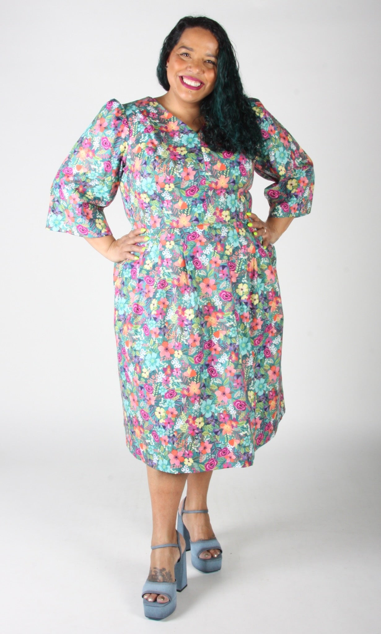 Chestnut Bunting Dress - Flowerfall