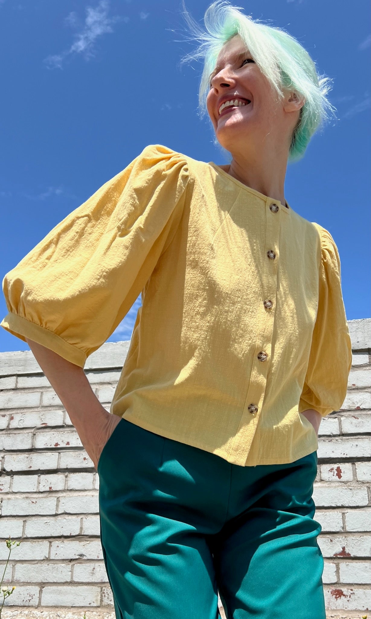 Serin Blouse - Sunflower