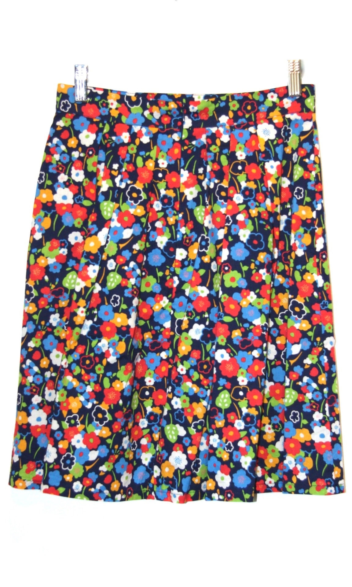 RN477 - 8 - Schiffornis Skirt - Navy London Floral