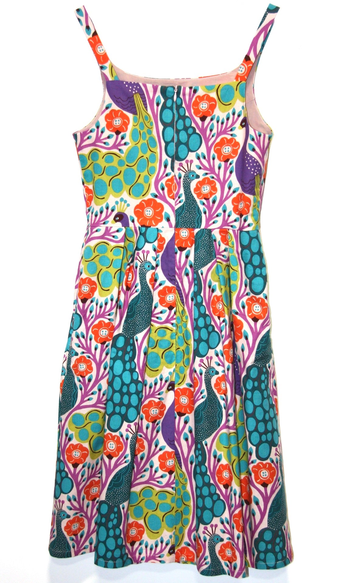 RN589 - 2 - Reedbird Dress - Peacocks