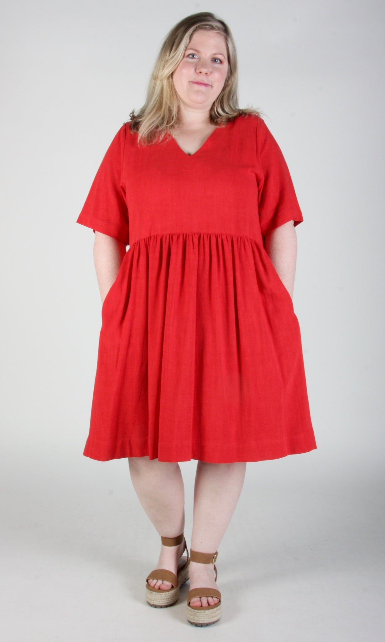 Kiskadee Dress - Red