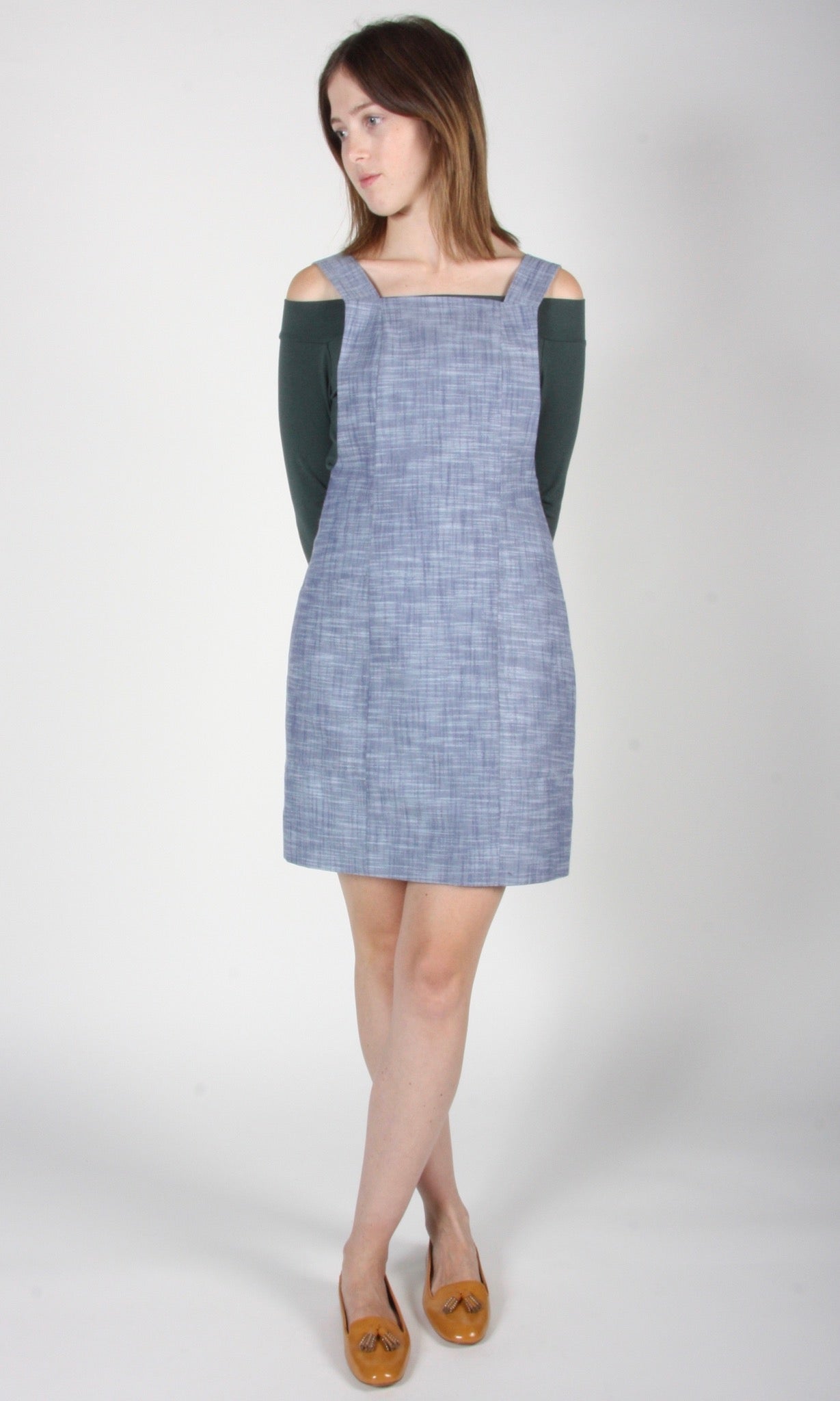 Swamphen Tunic - Blue Chambray