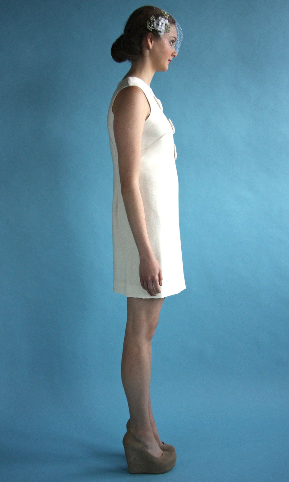 SS140 - 6 - Flutter Dress - Ivory